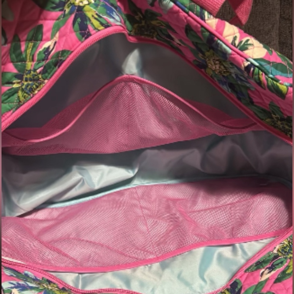 Vera Bradley Pink Duffle Bag - Picture 3 of 4